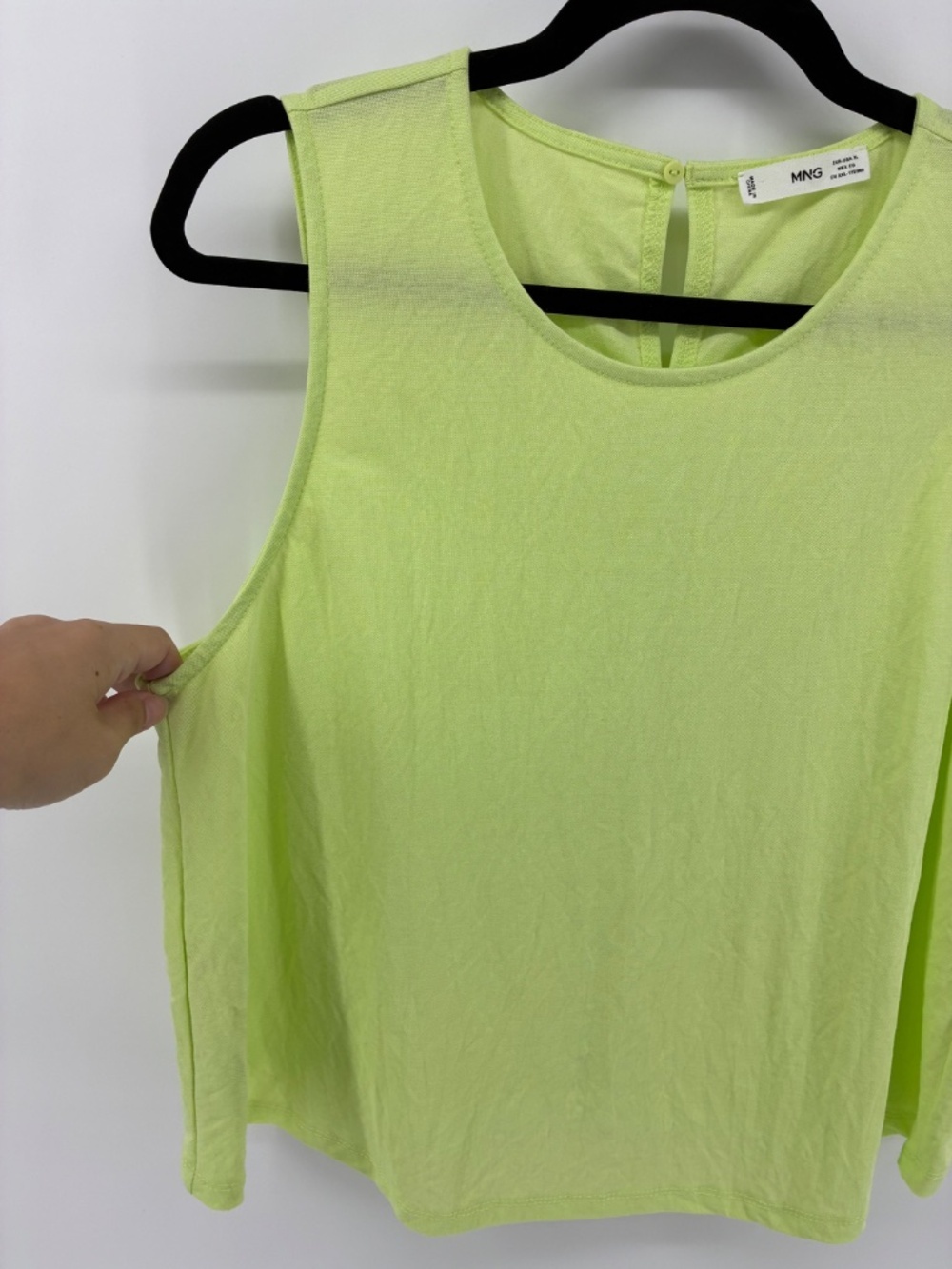 Mango Light Green Tank Top - Picture 3 of 8